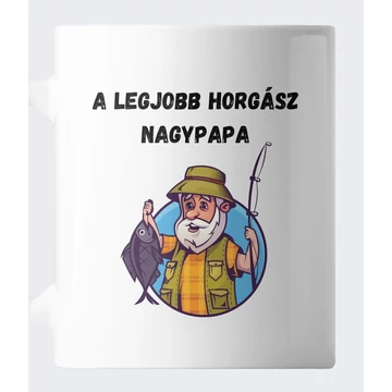 A legjobb horgász nagypapa bögre