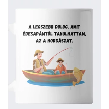 A legszebb dolog a horgászat bögre