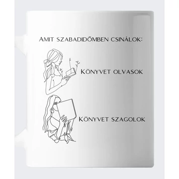 Amit szabadidőmben csinálok könyves bögre