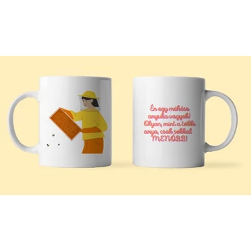 Méhész anyuka bögre