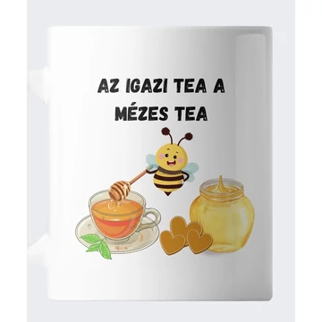 Az igazi tea a mézes tea bögre