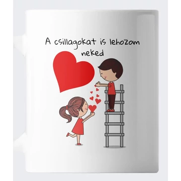 A csillagokat is lehozom neked valentin napi ajándék bögre