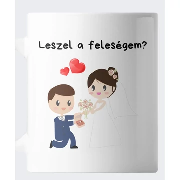 Leszel a feleségem bögre - Valentin napi ajándék ötlet