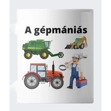 A gépmániás traktoros bögre