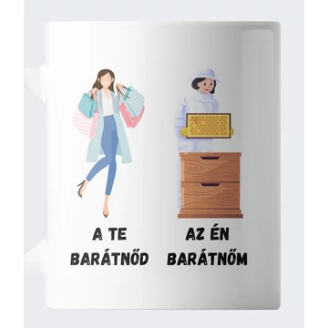 Én barátnőm színes bögre