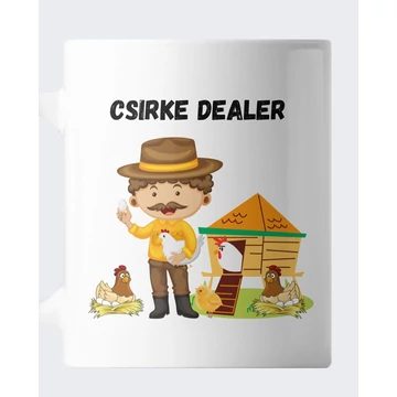 Csirke dealer bögre