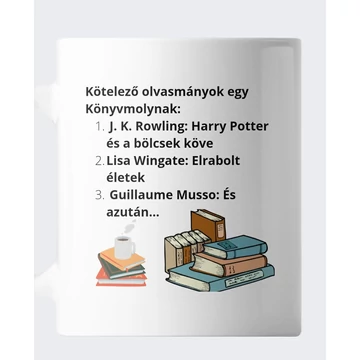 Kötelező olvasmányok bögre