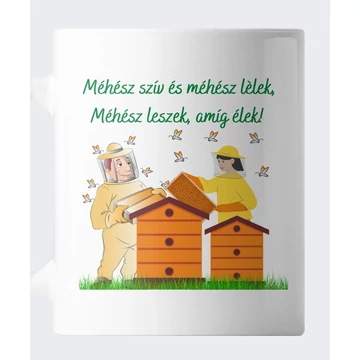 Méhész szív bögre
