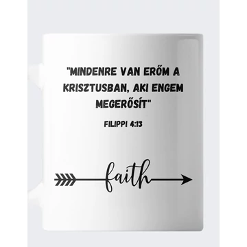 Mindenre van erőm bögre