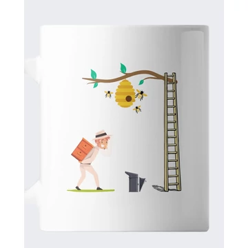 Rajzik a méhes bögre