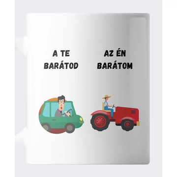 Te barátod én barátom bögre (gazdász)
